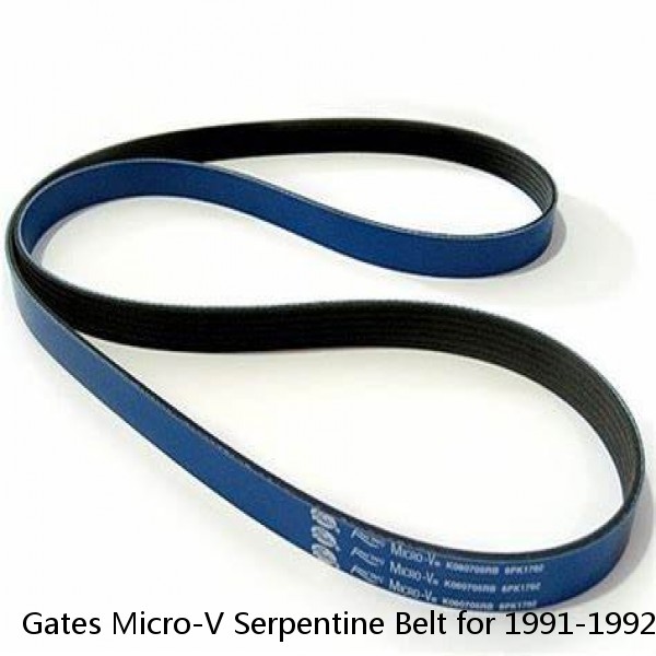 Gates Micro-V Serpentine Belt for 1991-1992 Jeep Cherokee 2.5L L4 Accessory sz #1 small image
