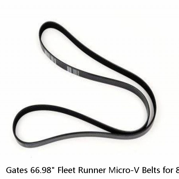 Gates 66.98" Fleet Runner Micro-V Belts for 87-11 White / Freightliner / Volvo #1 small image