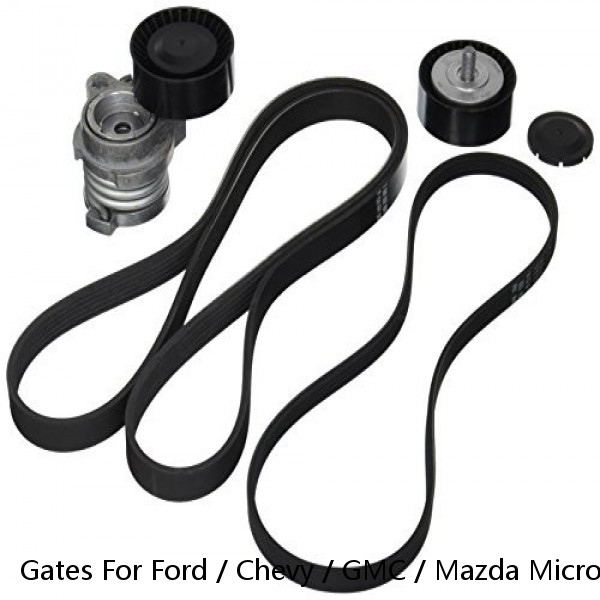 Gates For Ford / Chevy / GMC / Mazda Micro-V Stretch Fit Belt Installation 91030 #1 small image