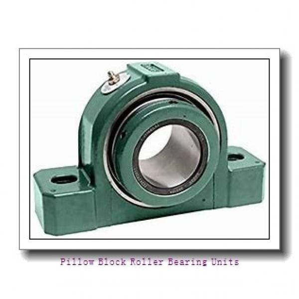 6.0000 in x 17.38 to 19.13 in x 9 in  Dodge P4BE600R Pillow Block Roller Bearing Units #2 image